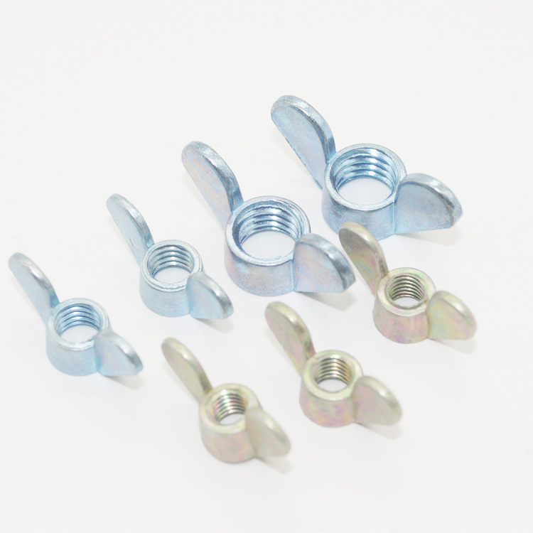 冲压铁皮蝶形螺母316不锈钢元宝蝶螺帽手拧空心碟型螺母镀锌蝶母