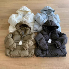 现货 2025冬季新款韩国东大门ga*rielle连帽新国标90鸭绒羽绒服