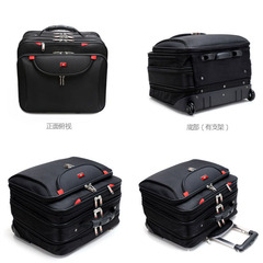 Waterproof Oxford Cloth Suitcase Business Luggage Carry-on Box 18-inch Business Trip Travel Case Factory Drop Ship