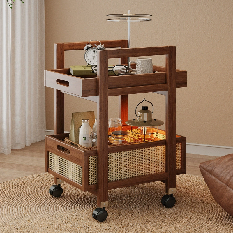 Кофейня, книжный магазин, мобильная ретро-тележка, диван, приставной столик, ресторан, простая обеденная тележка, многослойная стойка для хранения закусок