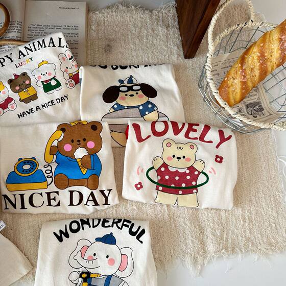 YM2595 infant summer cotton thin vest jumpsuit a generation of hair
