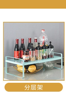 铁艺书架 墙面书架 简易书架零食收纳厨房置物架 收纳书架详情3