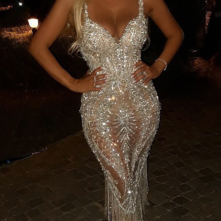 2026 Cross-Border New Foreign Trade European and American Women's Clothing Sexy Ebay Deep V Long-Sleeve Sequin Mini Dress Long Dress 2026 Cross-Border New Foreign Trade European and American Women's Clothing Sexy Ebay Deep V Long-Sleeve Sequin Mini Dress Long Dress