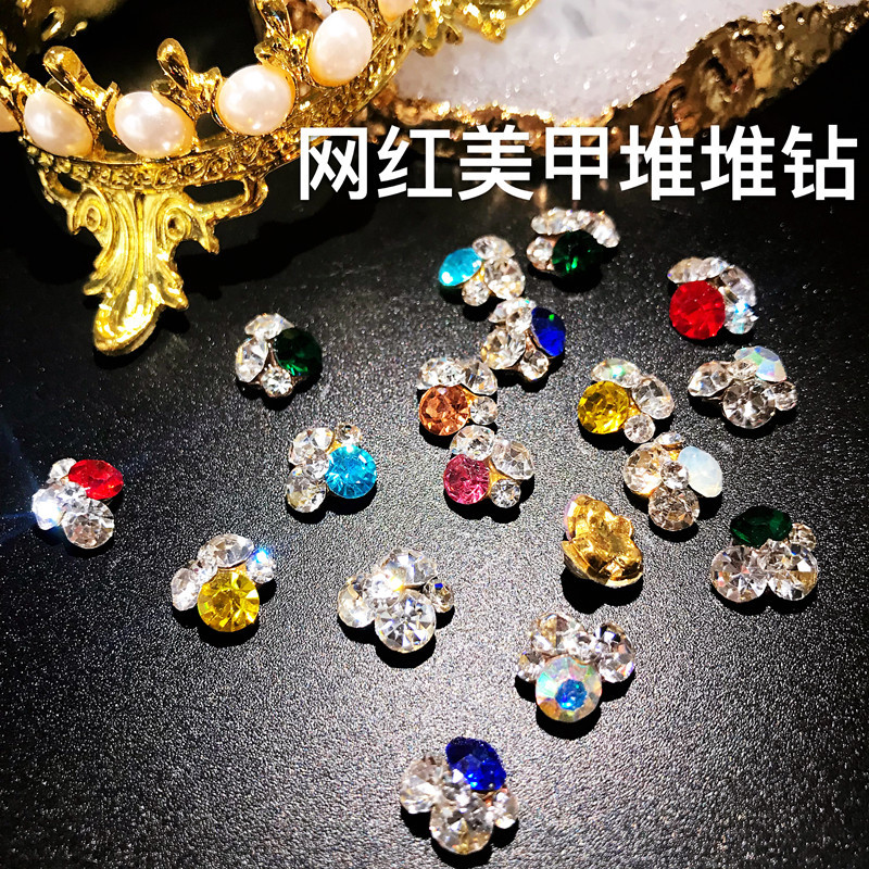 Accesorios de uñas haohua mezclado al por mayor de uñas pegado fuente de diamante fábrica de garantía de calidad póngase en contacto con el servicio al cliente antes de ordenar