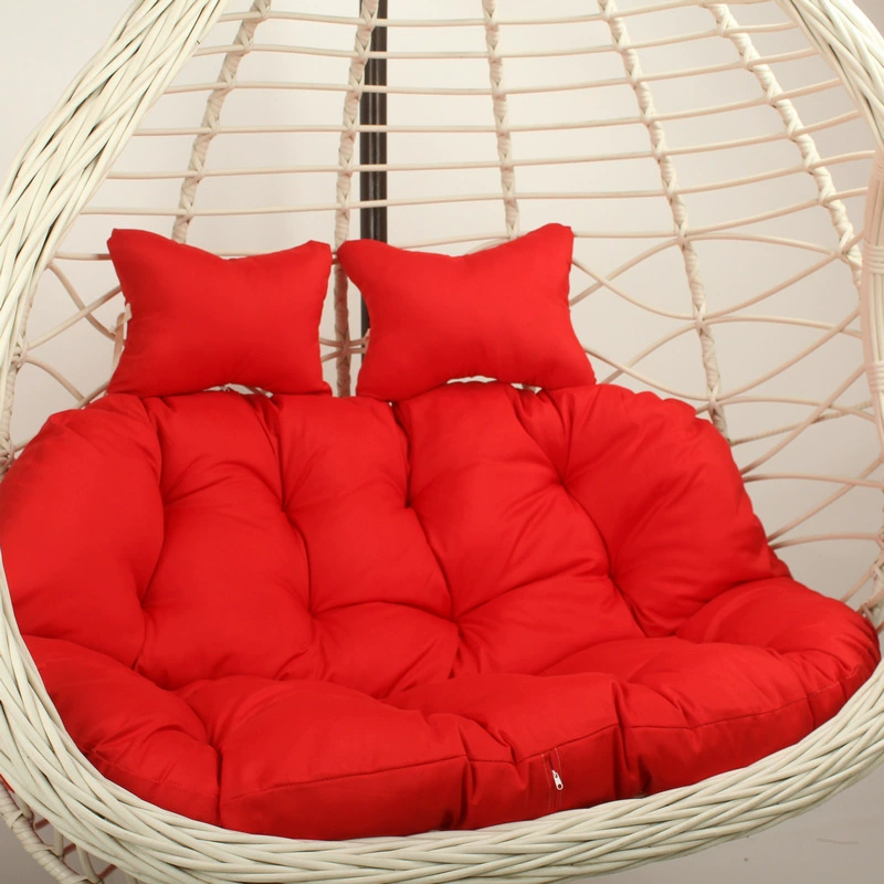Подушка в виде птичьего гнезда, съемная и моющаяся подушка для качелей из чистого хлопка, подушка для колыбели, двойная универсальная подвесная корзина, стул из ротанга, утолщенная подушка