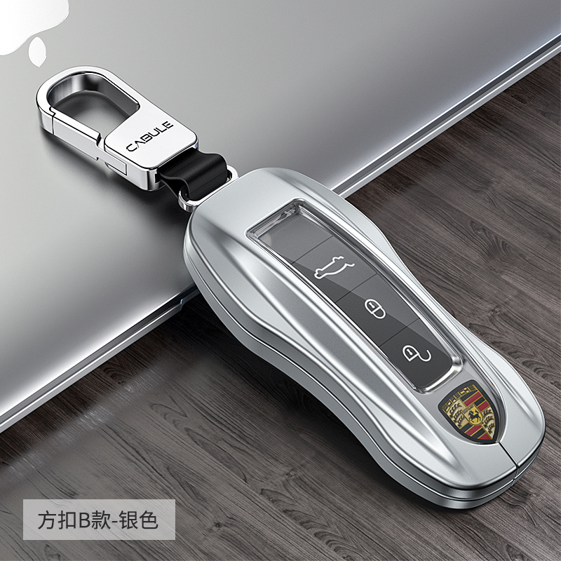 섹션 B-실버-사각형 버클