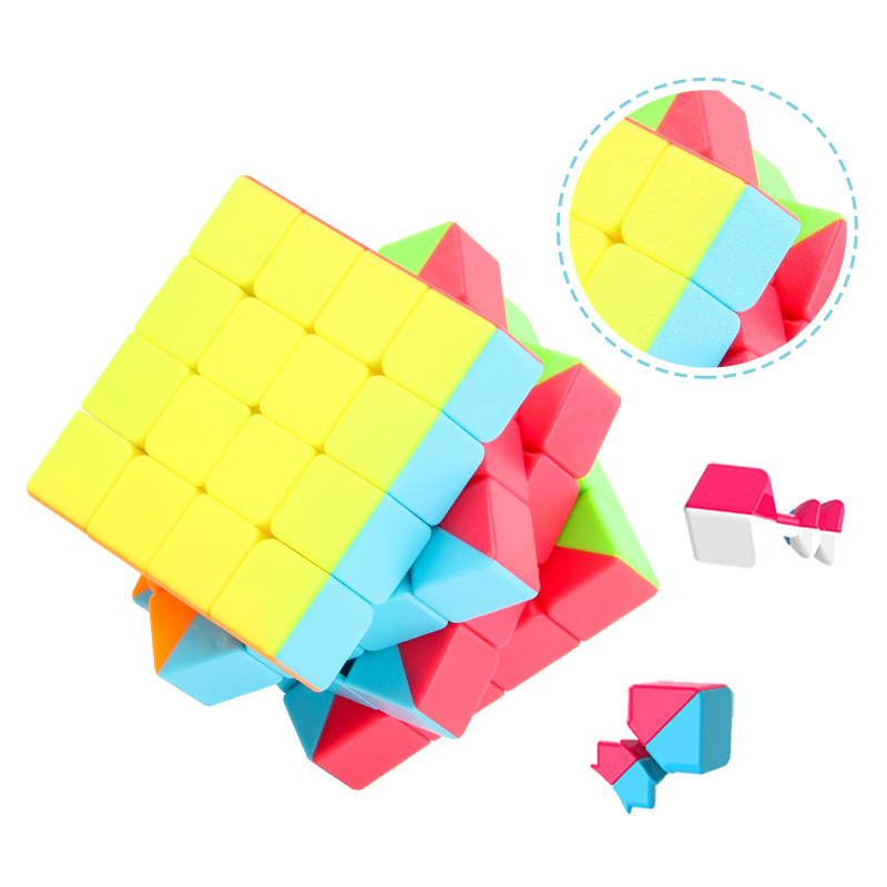 Qiyi Guerrero Nivel 2, 3, 4, 5 pirámide en forma especial S set vela W Rubik cubo de la ciencia intelectual y la educación de los niños juguete de carreras