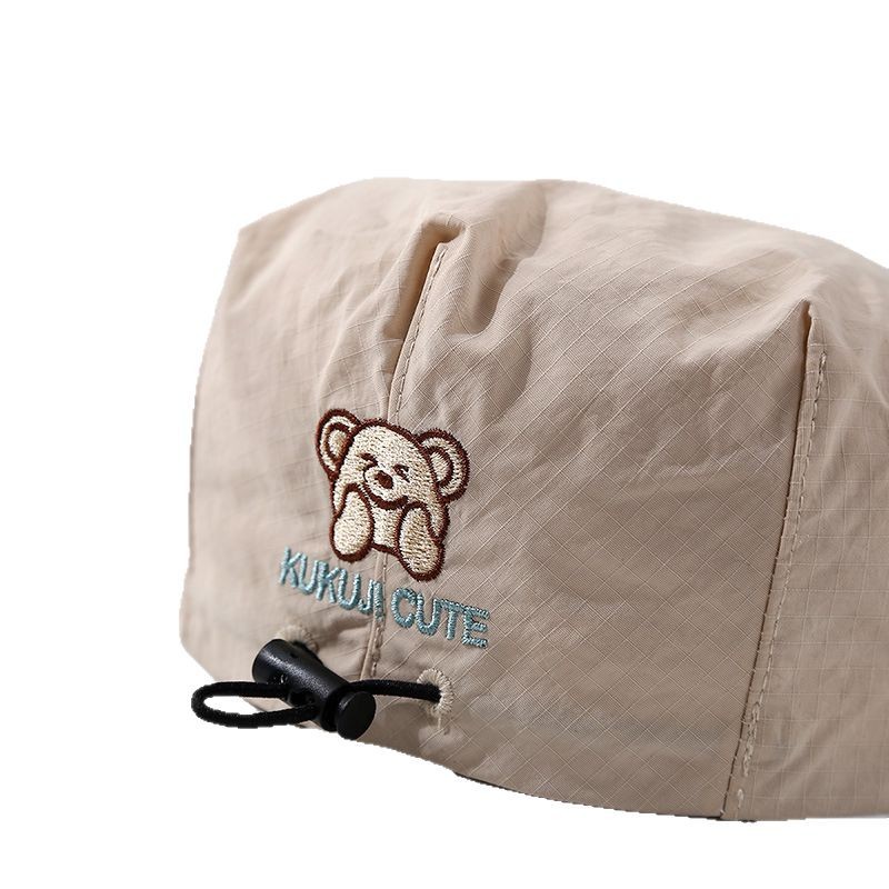 Sombrero de niña bebé niño primavera y verano estilo fino boina retro protector solar para niños estilo coreano sombrero de entrada delantera sombrero de pintor