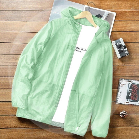 Summer sun protection coat men's sun protection coat Ice Silk sun protection clothing fishing clothing hooded sun protection clothing wholesale