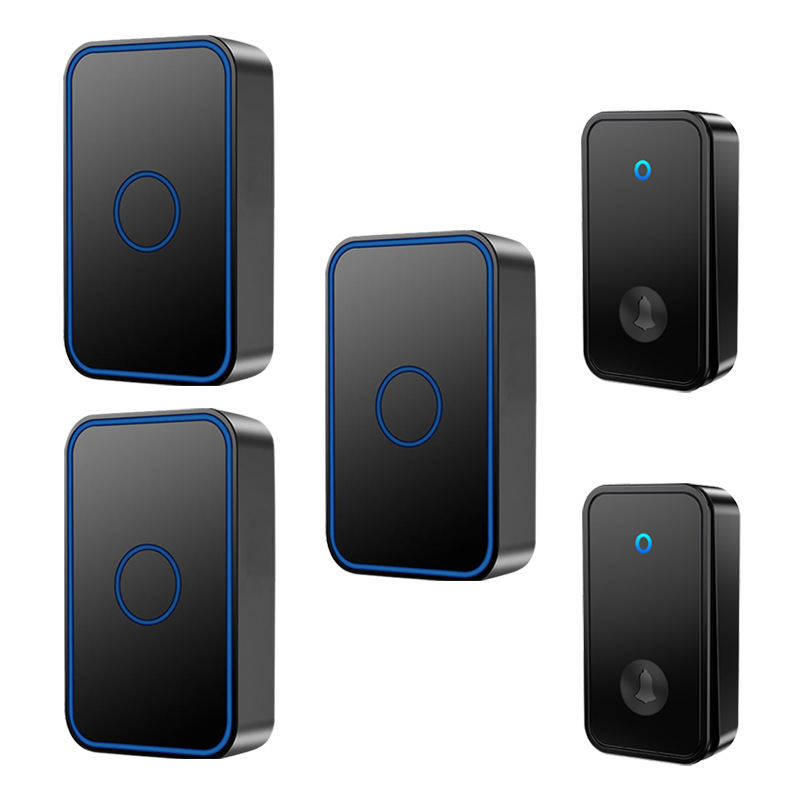 防水自发电门铃无线家用不用电池智能电子遥控铃远距离老人呼叫器