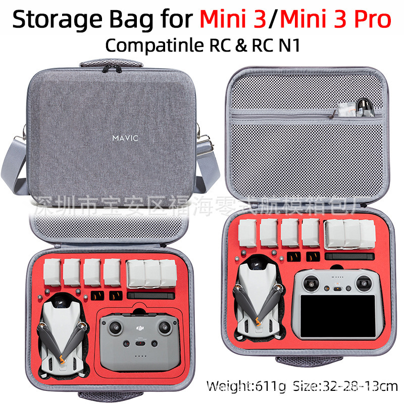 Adecuado para DJI mini 3 embrague mini 3 bolso de almacenamiento Changfei mini 3 pro bandolera bandolera bandolera