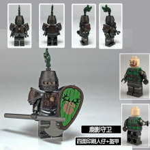 中古狮王城堡系列鹿影守卫骑士人仔VP128龙骑士地下城拼装积木