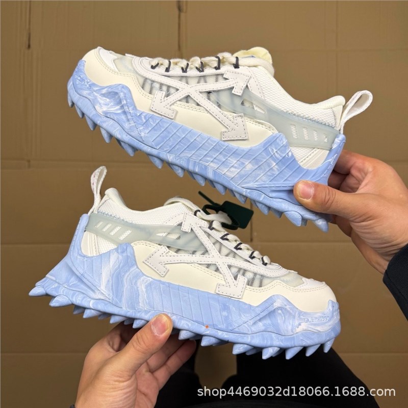 Putian shoes, top-quality cross-border off-white ODSY dad shoes, OW thick-soled, height-increasing, retro, casual, hiking, and sports shoes
