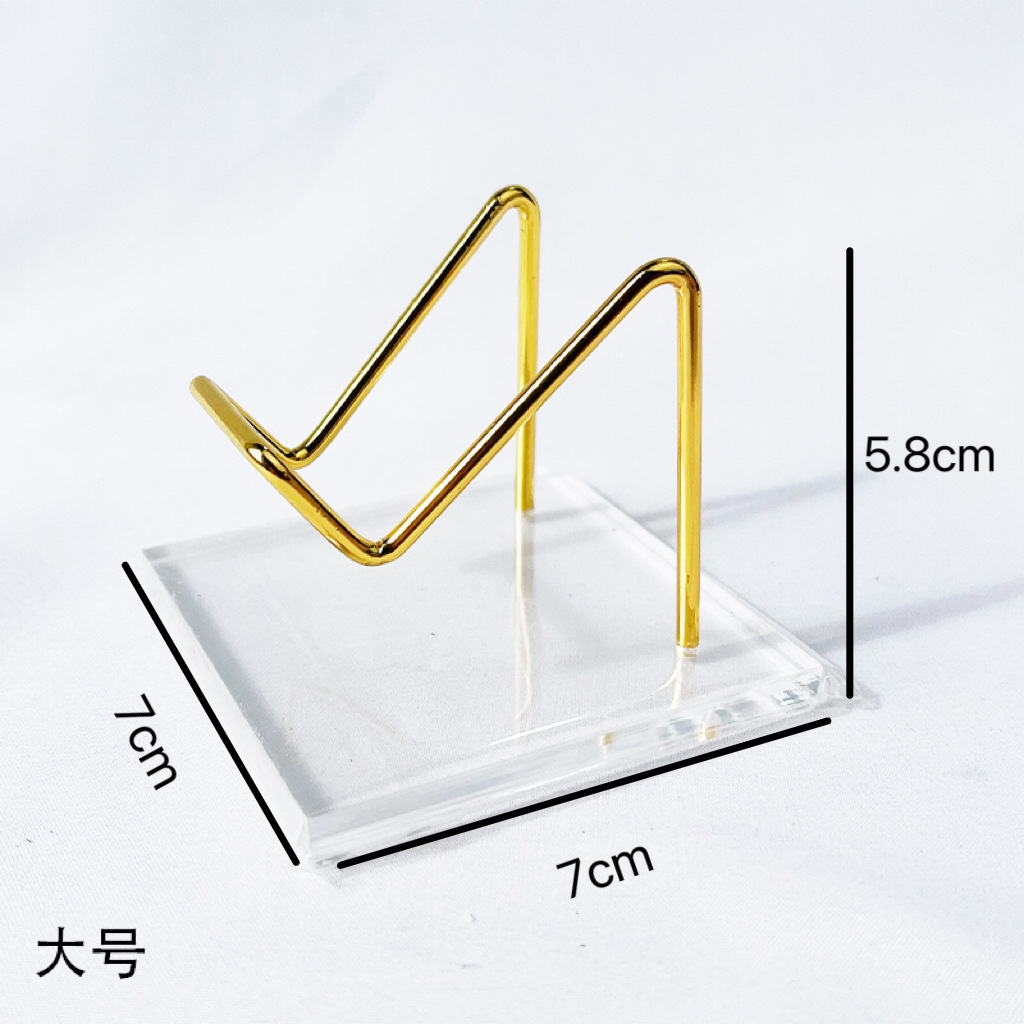 Acrílico transparente mineral etiqueta rack cristal crudo piedra mineral espécimen estante caballete soporte base creativa image 6