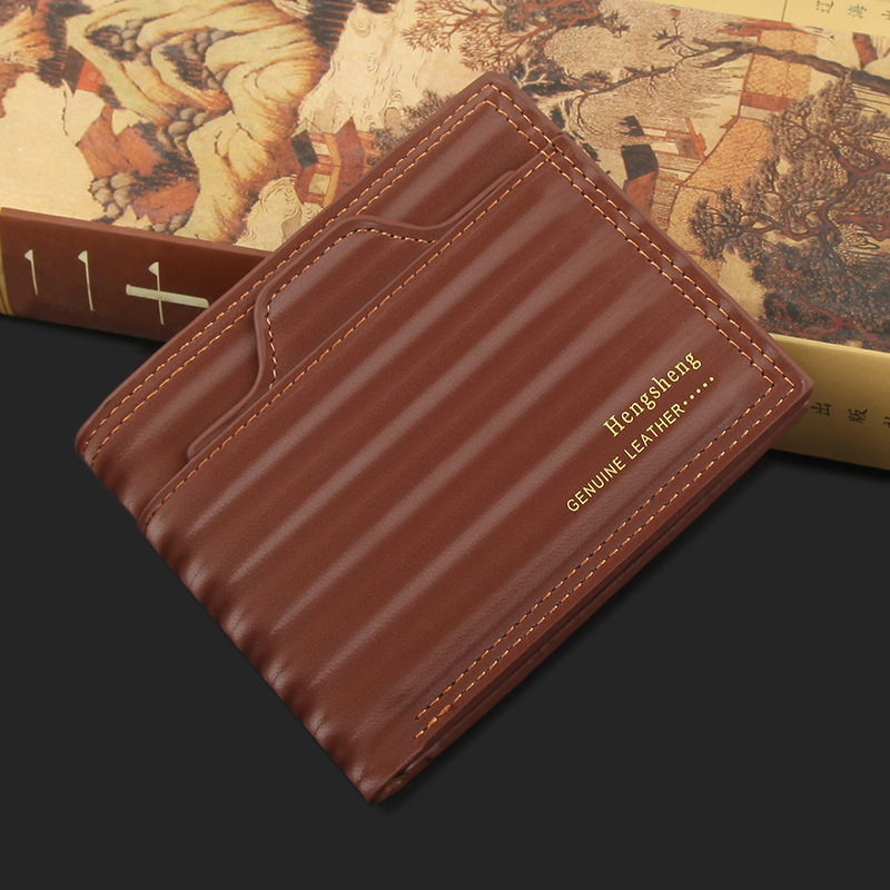 Men's 2021 New Multifunctional Short Business Thin Large Capacity Multi-card Slot Trendy Fashion Wallet display picture 6