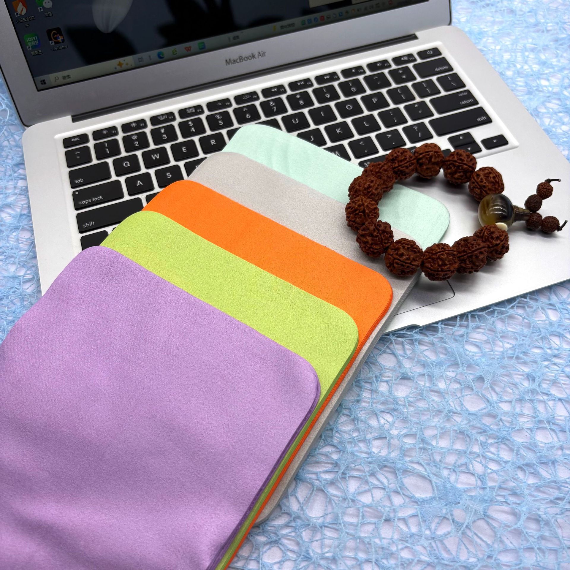 海岛丝麂皮绒眼镜布眼镜片布珠宝玉器钻石汽车玻璃镀膜镀晶擦拭布