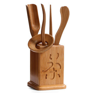 Tea Ceremony Bamboo Six Gentlemen Bamboo Tea Set Accessories Household Simple Creative Kung Fu Tea Ceremony Set Tea Holder Tea Holder Tea Holder Tea Needle