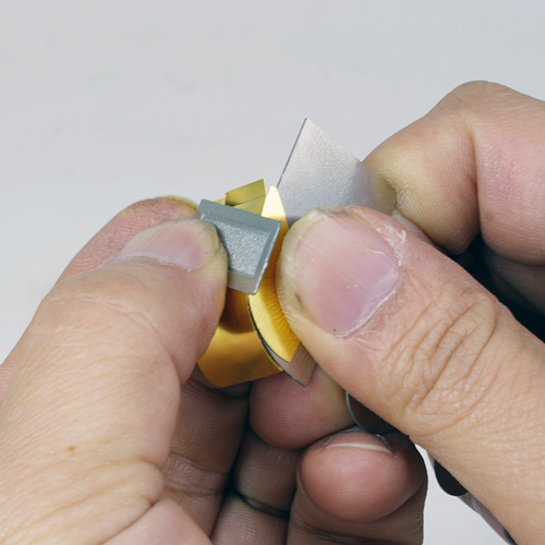 Ke Zuo Gundam metal assembly model making tool etched sheet vise auxiliary ruler hand pressure bending tool plate