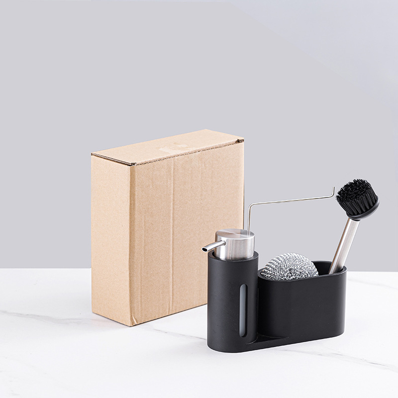 Dispensador de jabón para fregadero de cocina, dispensador de jabón líquido para lavar platos, dispensador de loción, dispensador de desinfectante de manos, botella recargable, caja de almacenamiento para dispensador de jabón líquido para lavar platos