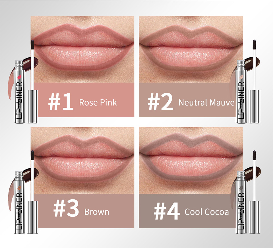 lakerain tear lip liner pen is not prone to smudging and coloring lip liner pen Specification drawing