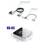 网咖电脑桌面开关按钮台式机箱外接开机键主机外置按键启动USB3.0