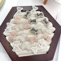Летняя дикая маленькая ароматная ветерка ручной работы рисовая жемчужина хрустальная бисерная плетеная бабочка-бабочка DIY одежда модные украшения
