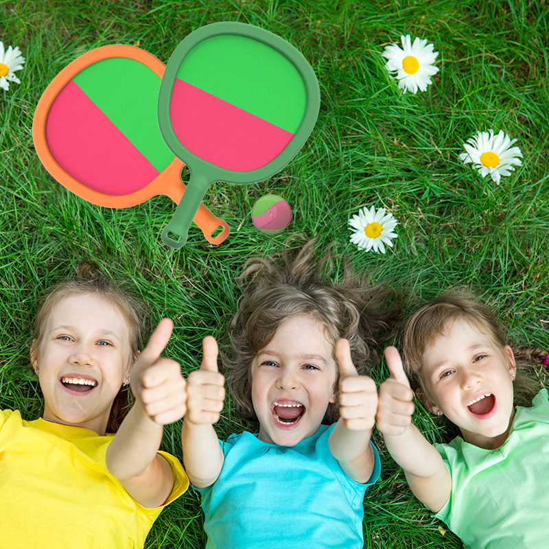 Cross-border manufacturers of parent-child outdoor sports toys, children's Velcro targets, rackets, indoor and outdoor toys