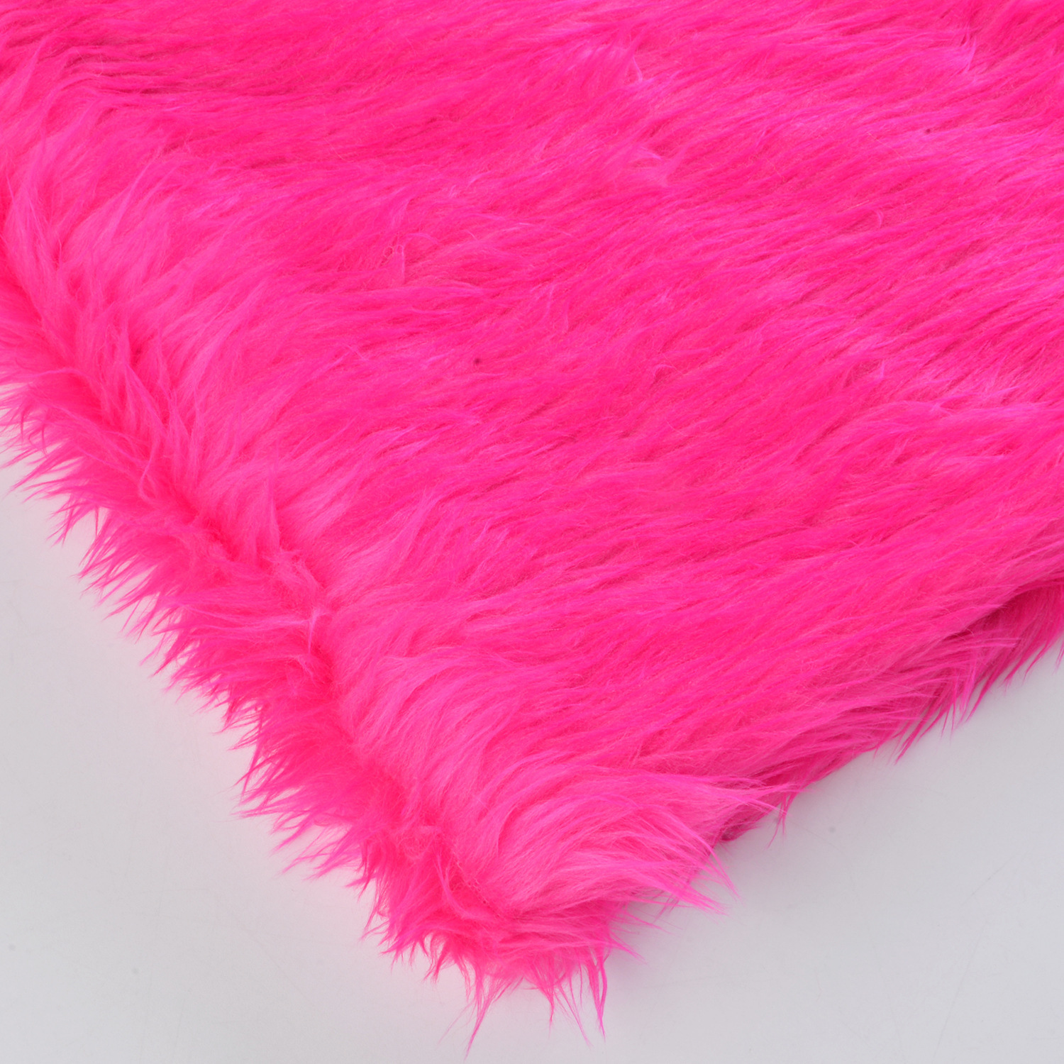 現物の3cm洗水ウサギの毛のローラー93色のおもちゃの服装の家庭用紡績の靴の材料の人造の長い毛の生えた生地の落水した毛
