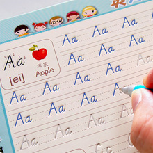 儿童26个英文字母凹槽练字帖 幼儿园大班中班学前学写字练习册 人