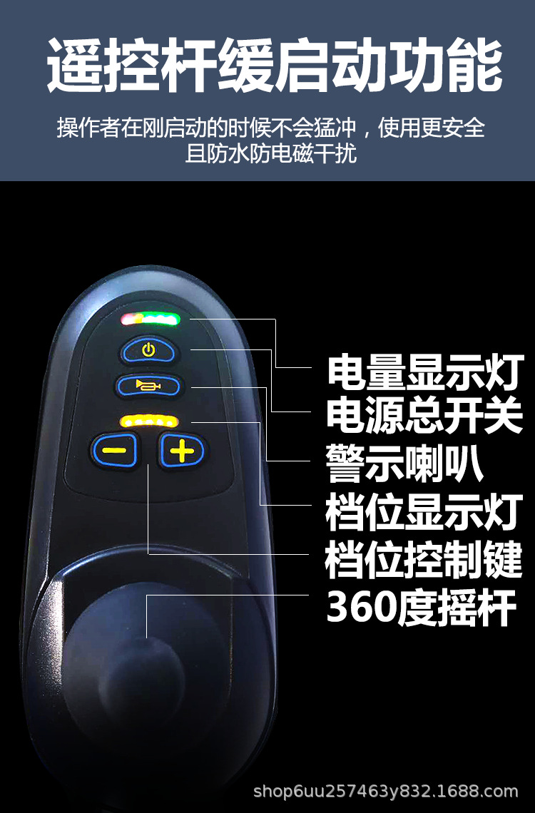 Electric Wheelchair Manufacturer Intelligent Fully Automatic Foldableable Elderly Four-Wheel Scooter for the Elderly and Disabled