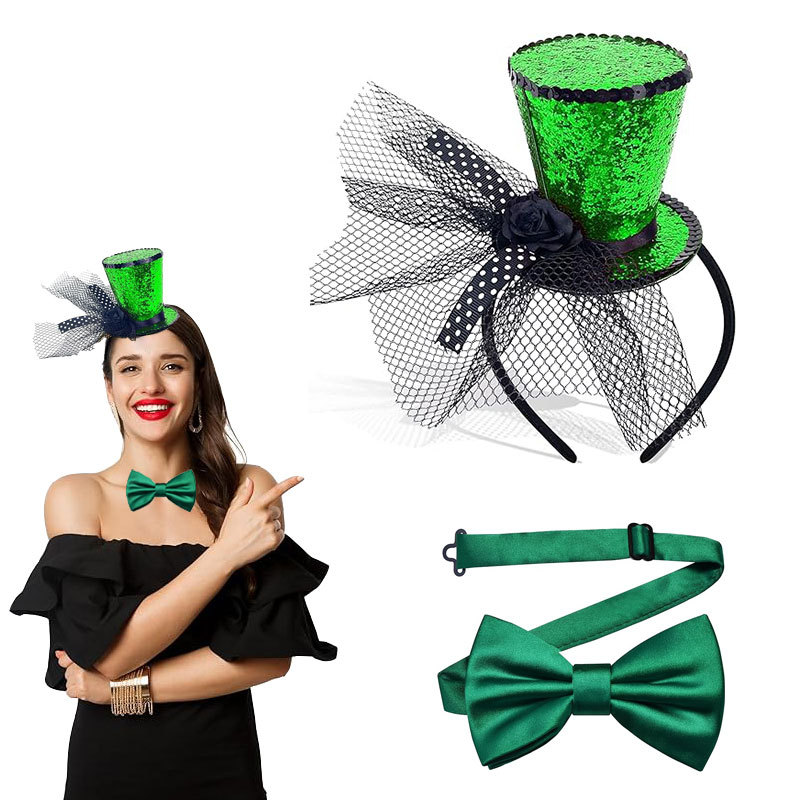 Dark green webbing tie