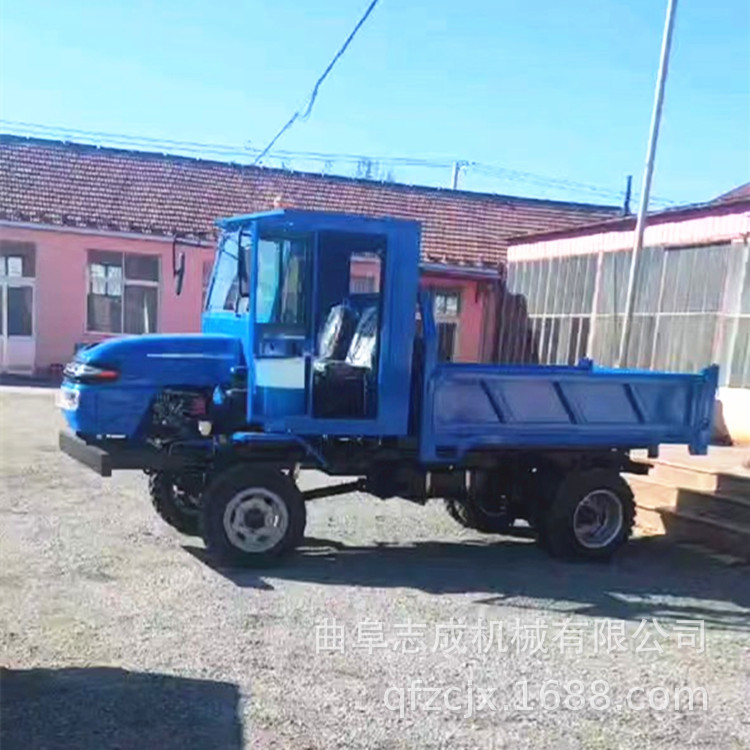 志成矿用四轮柴油四不像车  混泥土装料液压自卸车  动力强爬坡稳