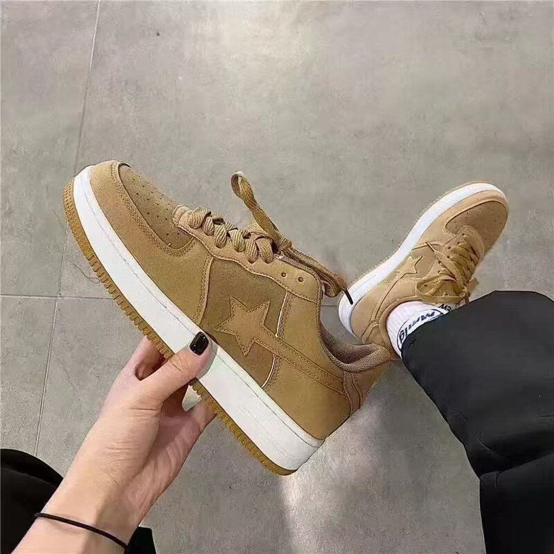 Trendy Versatile Chic Student Casual Niche Ulzzang Sneakers for Women Korean Style Ins Trend Harajuku Couple Sports Shoes for Men