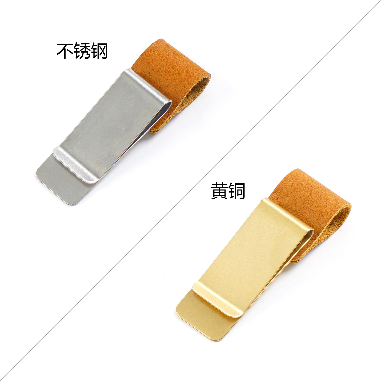 Accesorios para cuaderno de viajero TRAVELER'S, marcapáginas, clip para bolígrafo, billetera de metal, cuero retro