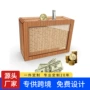木质雕刻家居木制存钱罐