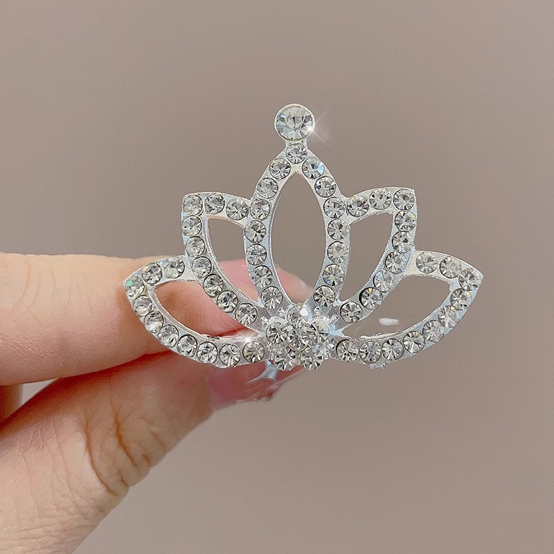 Niños diamante de perla corona cabello para mujeres 2025 nuevo pein exquisito princesa rendimiento de cumpleaños pein adornamiento