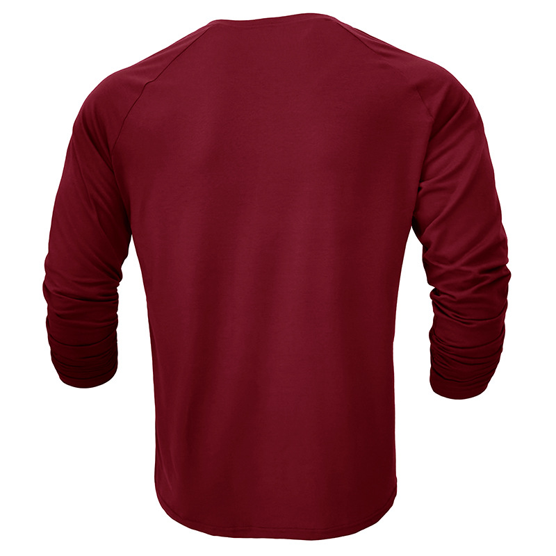 autumn and winter men's long-sleeved T-shirts, men's bottoming shirts, men's t-shirt clothing processing_voghion.com