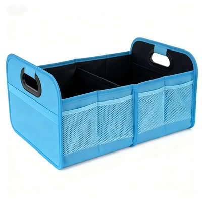 Cross-Border Car Trunk Storage Car storage bag/box - sky-blue-334623-cm