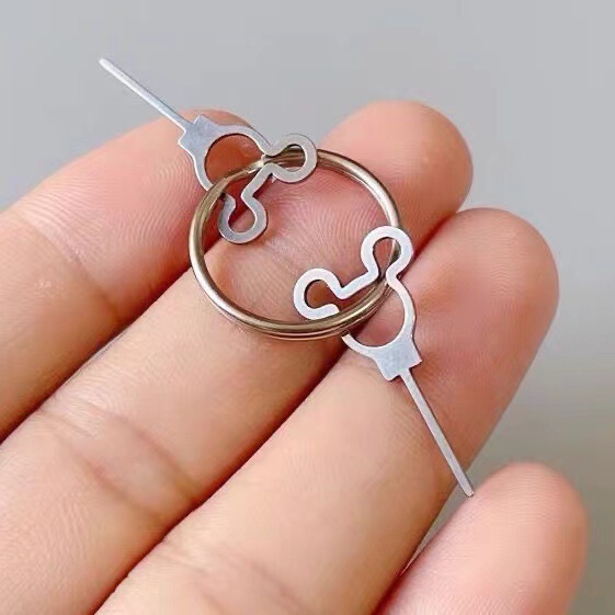Mickey card taking pin 304 stainless steel thimble for Apple 13 pro Huawei Xiaomi vivo