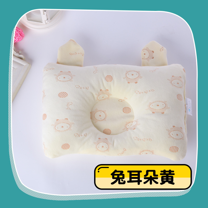 現物赤ちゃん枕ビロード赤ちゃん枕定型枕四季通用新生児調節枕通気柔らかい|undefined