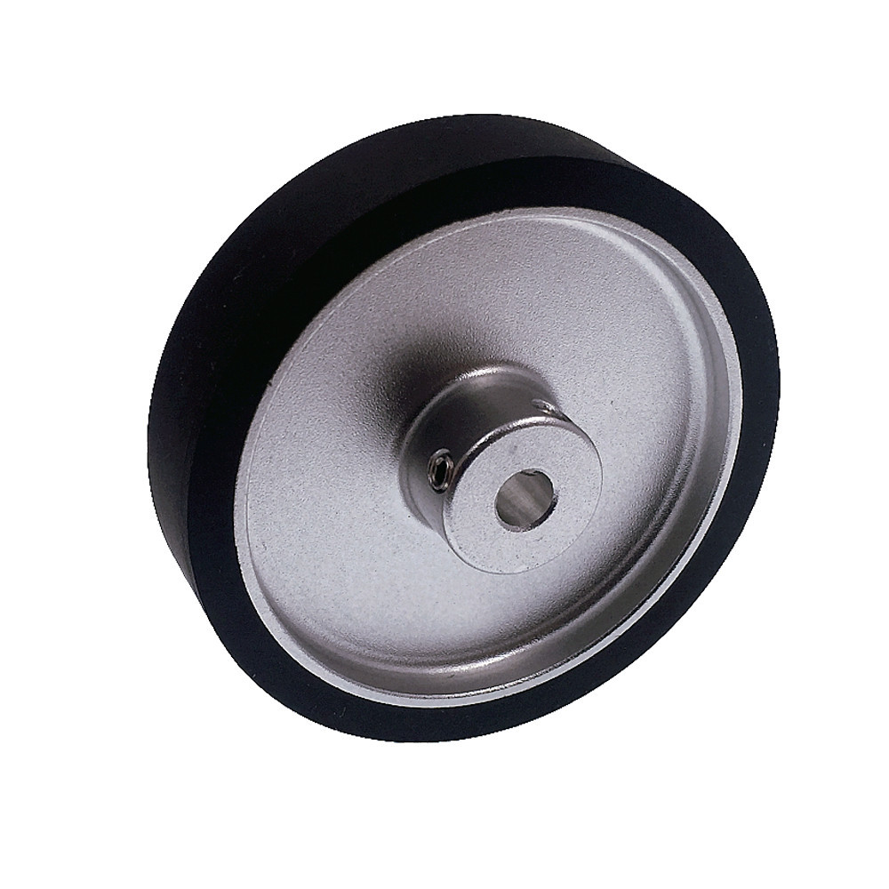 编码器计米轮测量铝合金包胶同步轮周长200 300 250mm