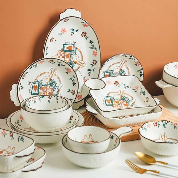 Japanese creative ceramic tableware