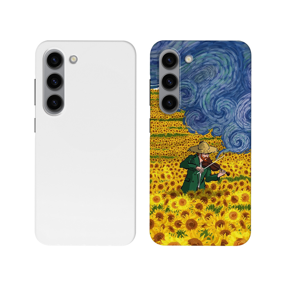 Adecuado para Samsung Nota/a/J/s transferencia térmica teléfono móvil Shell recubierto PC sola capa teléfono móvil Shell material en blanco lote