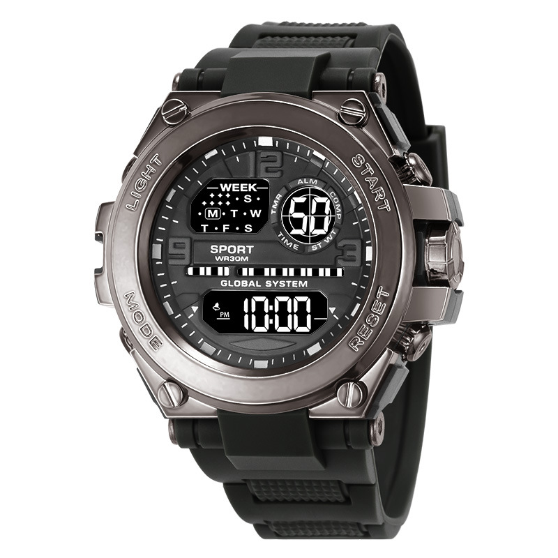 Comercio exterior al por mayor relojes electrónicos alarma de deportes al aire libre cronógrafo de luz nocturna multifuncional relojes electrónicos de estudiantes masculinos y femeninos en stock