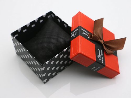[Wholesale] Watch box with bow, exquisite cardboard gift watch box, gift box, box