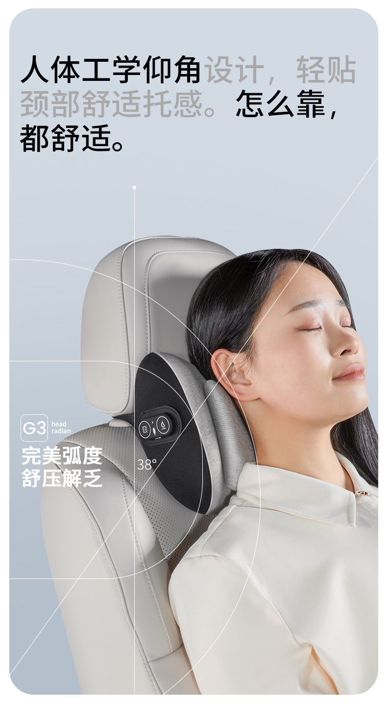 Special car headrest lumbar support factory wholesale car memory foam cushion lumbar cushion backrest lumbar pillow car neck pillow