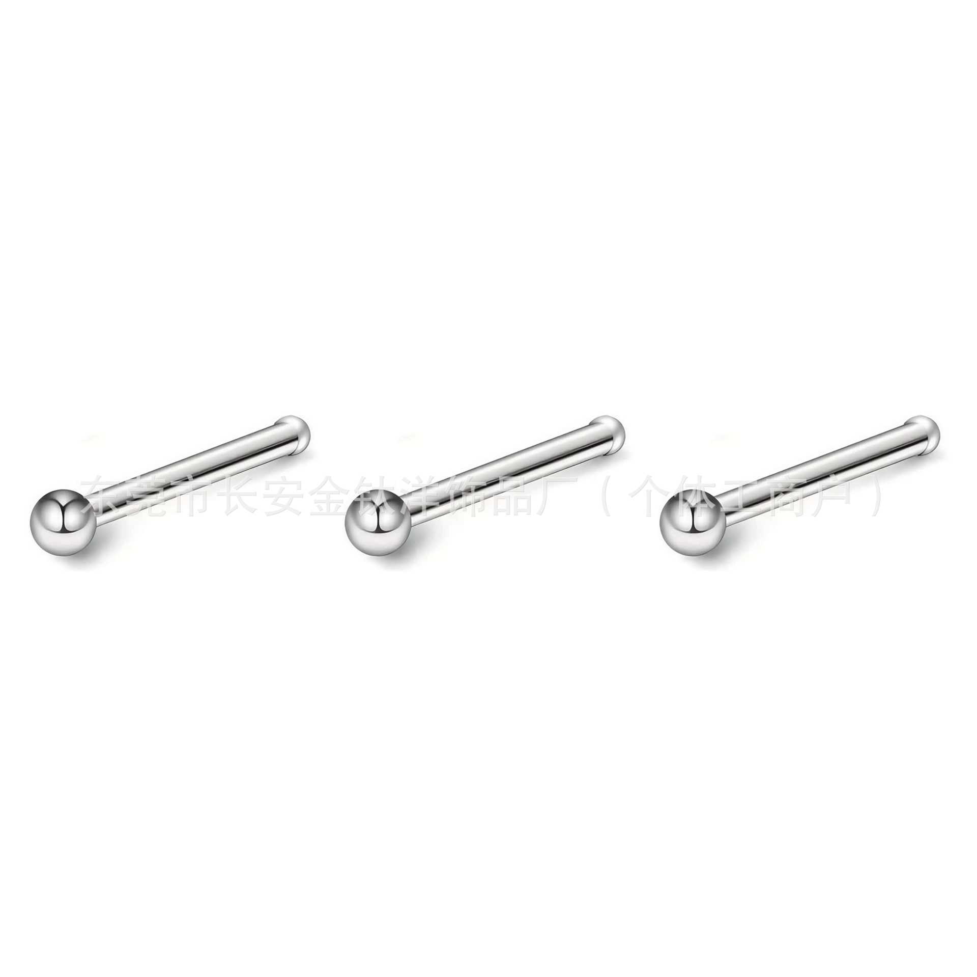 Pointed titanium steel lip stud product view