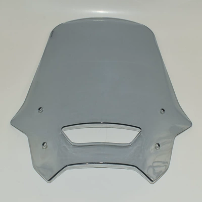 Suitable for Honda NX400 NX500 24-25 modified motorcycle front windshield goggles (Motorcycle front windshield) - smoke-gray