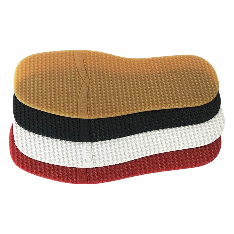Suela de cuero sólido antideslizante resistente al desgaste pegatinas/zapatos de goma/zapatos de tela/suela pegatinas patrón de engranaje multicolor (1 par)