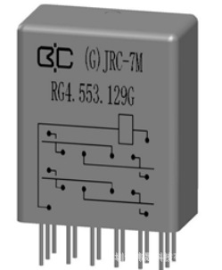 JRC-7M 型超小型弱功率密封直流电磁继电器